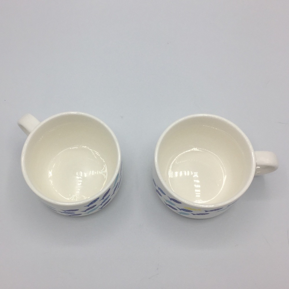 David’s Tea Stackable Fish Tea Porcelain Mugs - Picture 10 of 11